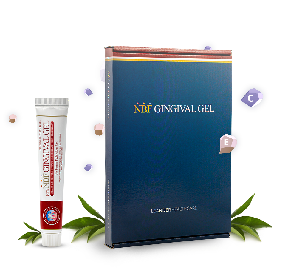 1 tube nbf gingival gel met productdoos